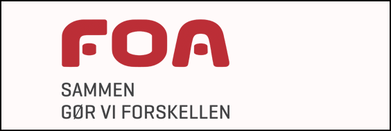 Nyt FOA-logo med slogan.